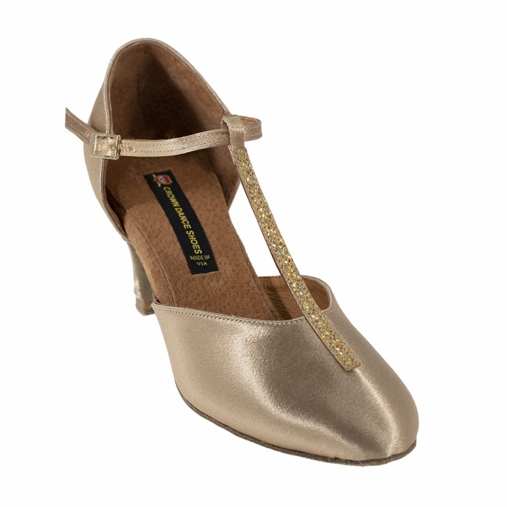 Women American Smooth T Strap Dance Shoes 4200 Crown Dance Shoes