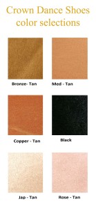 our satin color selections available
