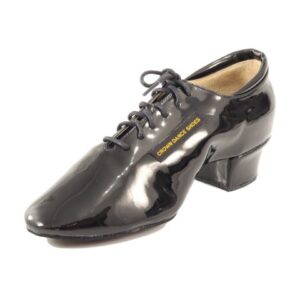 Men Latin patent leather dance shoes